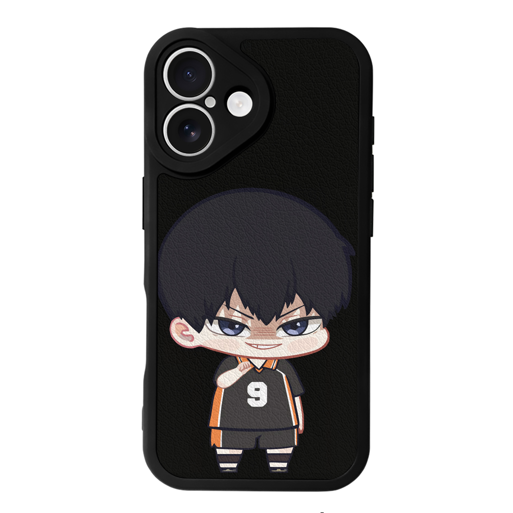 （画像用） ハイキュー!! Haikyu!! 【iPhone 16シリーズ対応】シリコンスマホケース（レザー調） 材質：シリコン